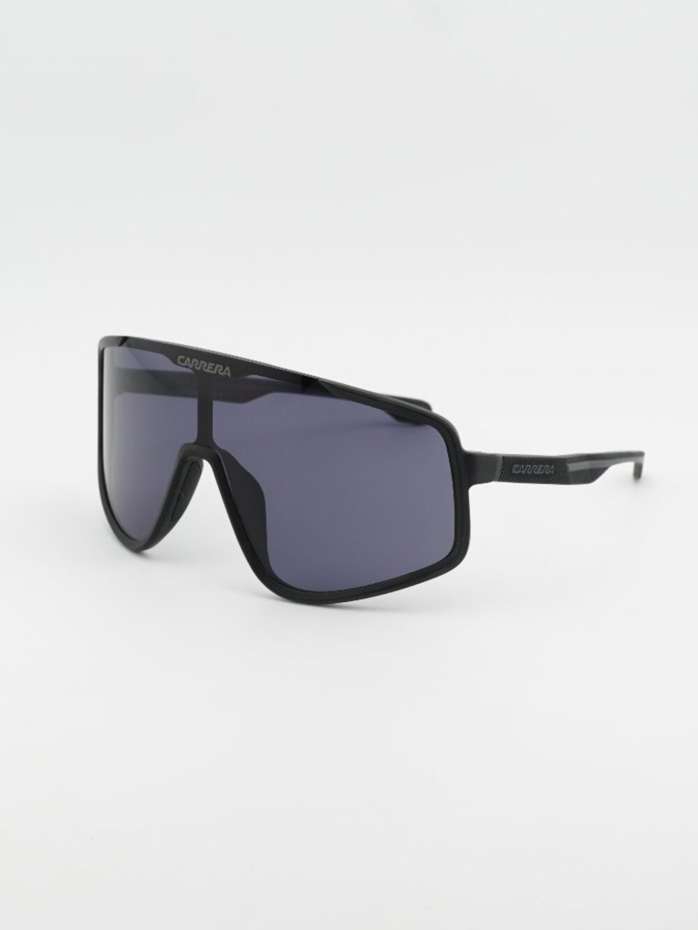 CARRERA 4017/S 0003 IR Sunglasses Black Shield Frame, Grey Lenses